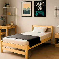 Lit 90x200 sommier inclus Kocot Kids Axel Bois><noscript><img width=