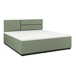 Lit 160x200 sommier inclus Lilia Vert>Petits-Meubles Discount