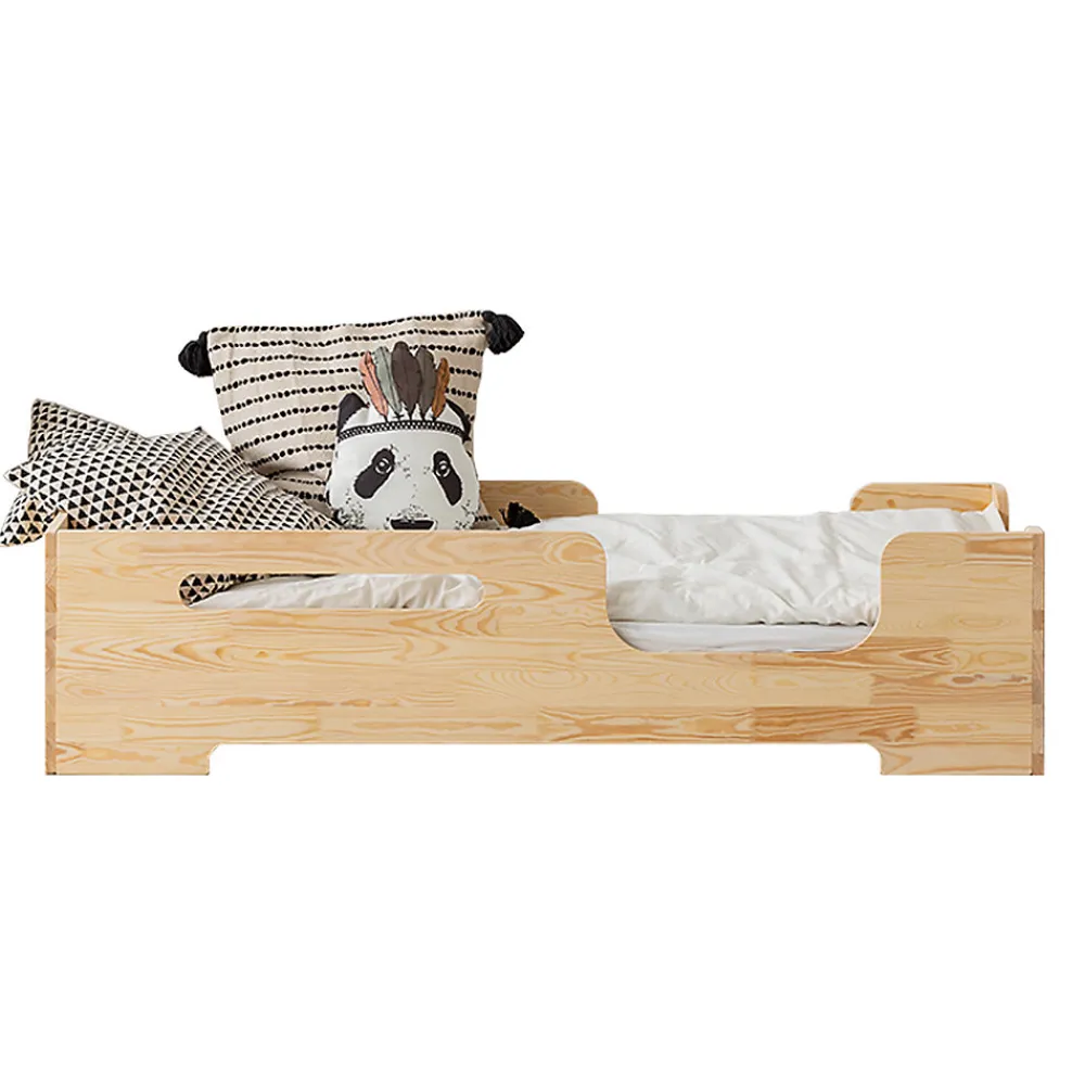 Lit 90x190 sommier inclus Lilian Bois>Petits-Meubles Best