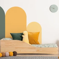 Petits-Meubles Lit 90x200 sommier inclus Ludmilla Bois*Enfant Lit Enfant