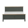 Petits-Meubles Lit 140x200 sommier inclus Martin Vert et Bois* Lit Double
