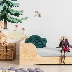 Petits-Meubles Lit 90x190 sommier inclus Noelie Bois*Enfant Lit Enfant