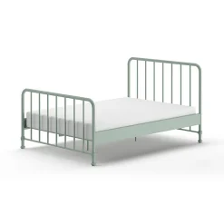 Lit 140x200 sommier inclus Vipack Bronxx Vert olive mat>Petits-Meubles Hot