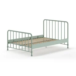 Lit 140x200 sommier inclus Vipack Bronxx Vert olive mat>Petits-Meubles Hot