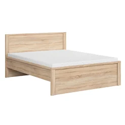 Lit 160x200 tête de lit haut Soren Bois>Petits-Meubles