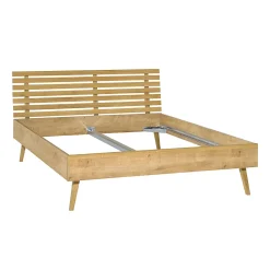Petits-Meubles Lit 120x200cm tête ajouree Vox Nature Bois* Lit Simple
