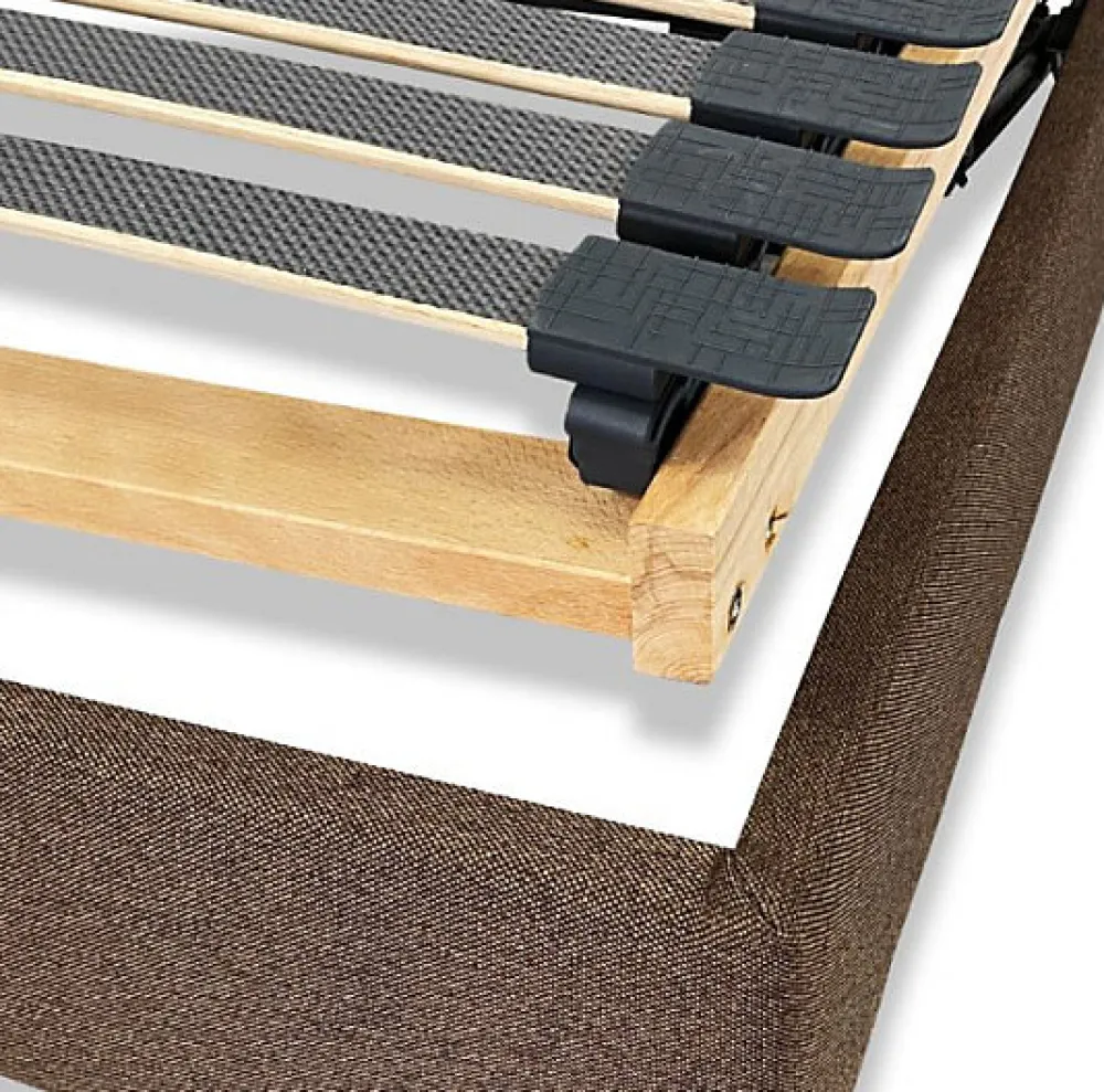 Essenzia Zen Literie électrique Ensemble DETENTE marron - Classic ressorts 2x80x200 Ressorts* Ensemble Sommier Et Matelas