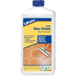Lithofin Cotto Wax-Finish 1 L - Vitrificateur protecteur pour terre cuite* Nettoyant Et Entretien Pour Sol