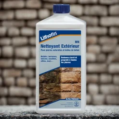 Lithofin MN Nettoyant exterieur - Nettoyant Pour Pierre Naturelle 1L* Nettoyant Et Entretien Pour Sol