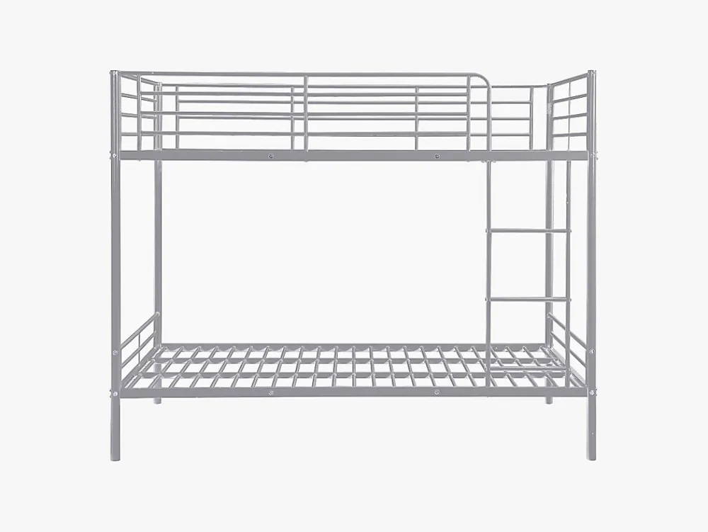 Lits superposés - 2 x 120 x 190 cm - Argent - DUOTIS>Vente-unique Online