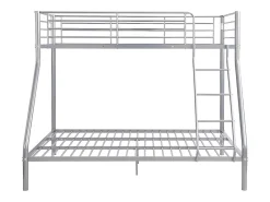 Lits superposés ELEVATIO IV - 90 et 140 x 190 cm - Acier - Argent><noscript><img width=