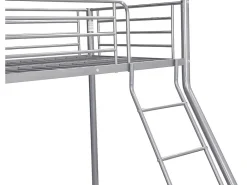 Lits superposés ELEVATIO IV - 90 et 140 x 190 cm - Acier - Argent><noscript><img width=