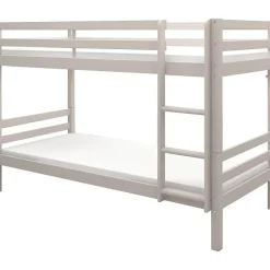 Lits superposés séparables enfant - 2x90x200 cm - Pin massif gris clair - Sommier inclus - ANDO>Generic Clearance