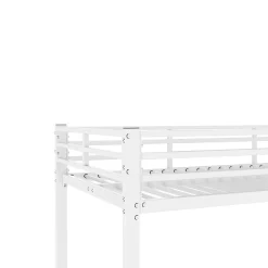 Lits Superposés 90x200cm Fer Blanc><noscript><img width=