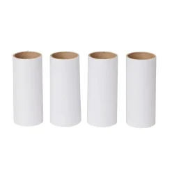 Lot 4 recharges 15 feuilles pour brosse adhésive L.4 x Ø4,2 cm* Brosse De Nettoyage