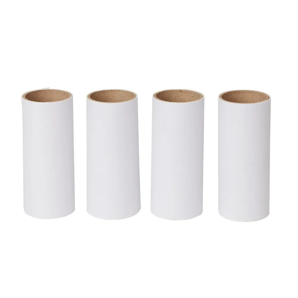 Lot 4 recharges 15 feuilles pour brosse adhésive L.4 x Ø4,2 cm* Brosse De Nettoyage