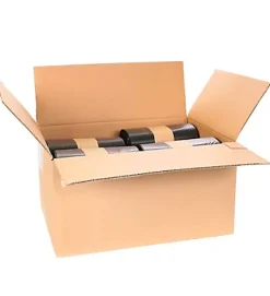 Lot 500 sacs poubelle à déchet Rouleaux de 20L 30L 50L 100L 110L 130L Litres Taille - 130L-NOIR><noscript><img width=
