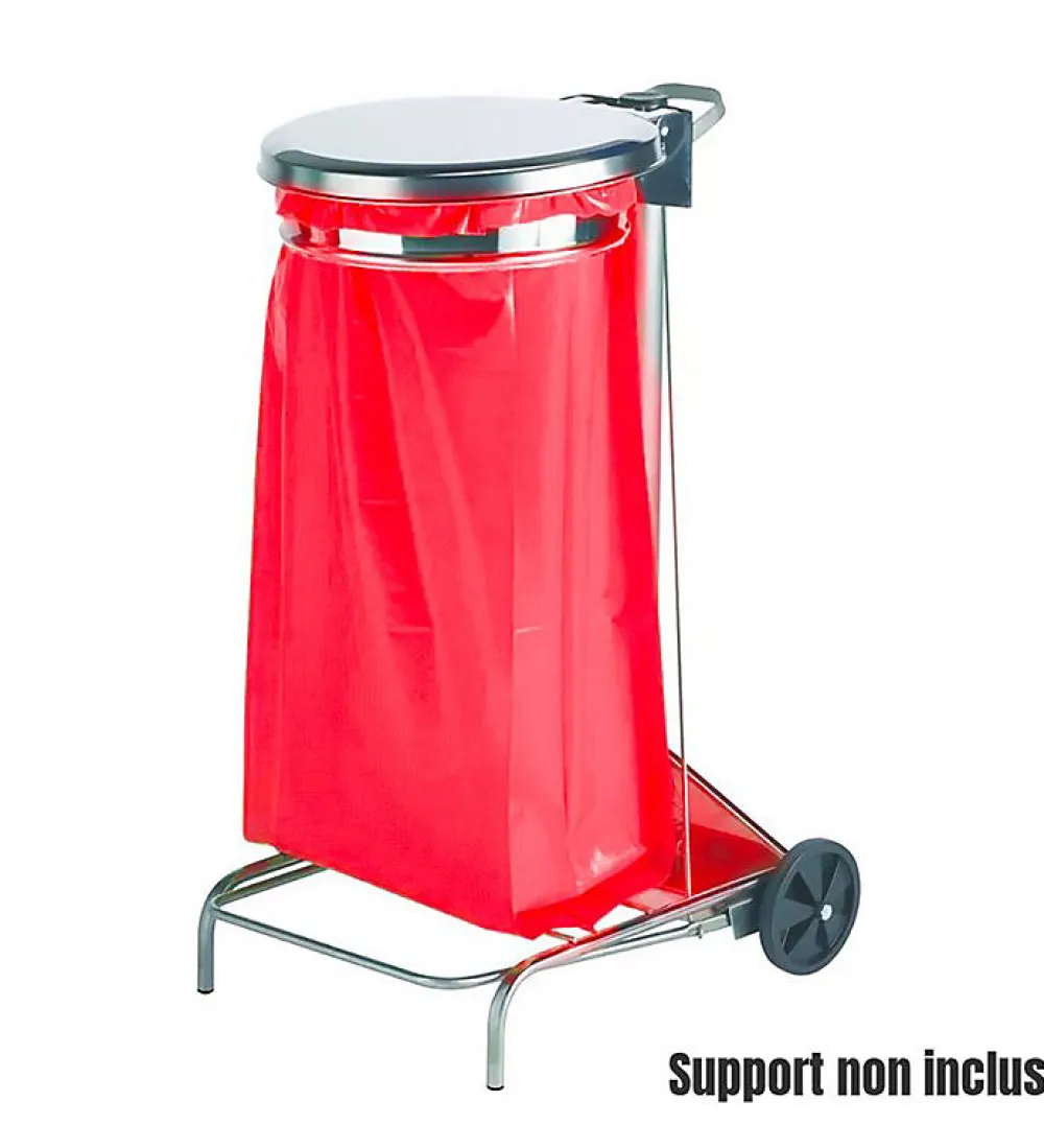 Lot 500 sacs poubelle à déchet Rouleaux de 20L 30L 50L 100L 110L 130L Litres Taille - 50L-ROUGE>Pro Et Discount Hot