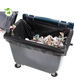 Pro Et Discount Lot 100 sacs poubelle à déchets Housses de conteneur 500L litres container à ordure* Sac Poubelle