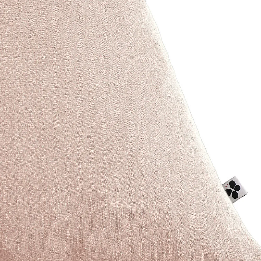 Meubletmoi Lot 2 taies d'oreillers 60x60 cm double gaze de coton rose - PEPA 1* Taie D'Oreiller