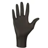Lot de 5 boites de 100 gants en nitrile jetables - non poudrés - Taille M - Noir ->Vivezen Discount