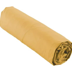 L'Effet Papillon Lot de 2 Drap housse 100% percale ultra doux 160 x 200 cm 78 fils bonnet 30 cm Jaune* Drap Housse|Drap Housse