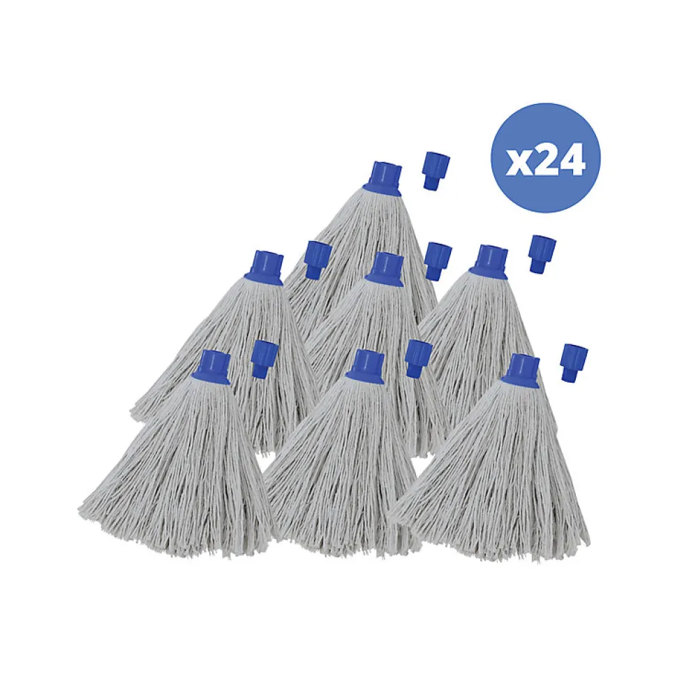 Lot de 24 franges en coton blanc 220g>MSV