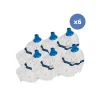 Lot de 6 franges en coton 185g doublé blanc>MSV Online