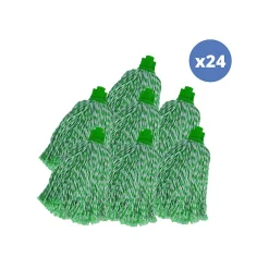 Lot de 24 franges en microfibre vert>MSV Hot