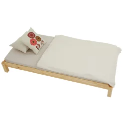 Idimex Lot de 2 lits superposables 80x190 cm RINO en pin massif, vernis naturel* Lit Avec Rangement