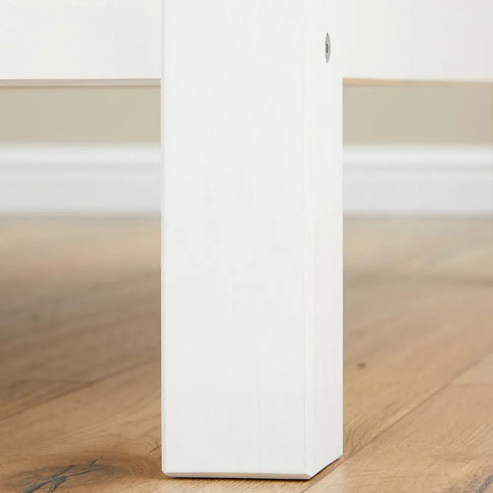 Lot de 2 lits superposables 80x190 cm RINO en pin massif lasuré blanc>Idimex Sale