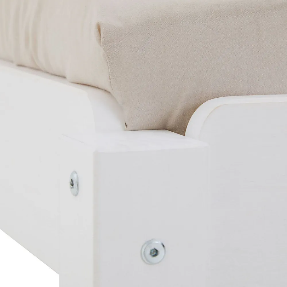 Lot de 2 lits superposables 80x190 cm RINO en pin massif lasuré blanc>Idimex Sale