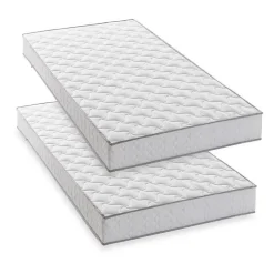 Lot de 2 matelas - 90 x 190 cm - Mousse - 14 cm - 5 zones de confort - - Hahtuva>Deko Dream Sale