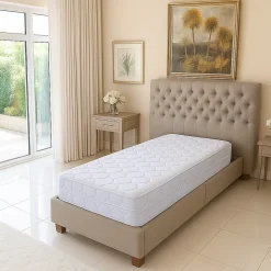 King Of Dreams Lot de 2 Matelas Face Hiver Latex 78 Kg/m3 70x190 x 24 cm Souple - rembourrage 100 % polesther - âme 100 % polyuréthane poli latte* Matelas