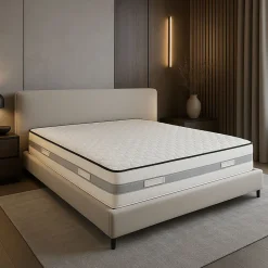Lot de 2 Matelas 100x200 Mousse à Mémoire de Forme 50 Kg/m3 + Poli Lattex Indéformable - Soutien Ferme - Hauteur 23 cm 100 200 Kin>King Of Dreams Best