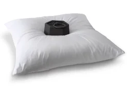 Vente-unique Lot de 2 oreillers - 60 x 60 cm de DREAMEA - 600 gr - MARIN* Oreiller Moelleux