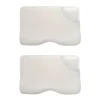 Lot de 2 oreillers - taie d'oreiller en coton - Confort Plus>Inphysio Online