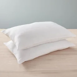 Lot de 2 oreillers 45 x 70 cm Blanrêve Gamme "Douceur" traité Anti Acarien Soft & care>Blanreve Online