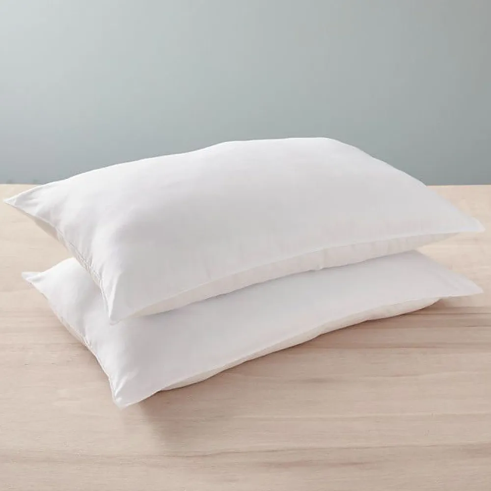 Lot de 2 oreillers 45 x 70 cm Blanrêve Gamme "Douceur" traité Anti Acarien Soft & care>Blanreve Online