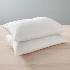Blanreve Lot de 2 oreillers 45 x 70 cm Blanrêve Gamme "Confort" traité Anti Acarien Soft & care* Oreiller Moelleux