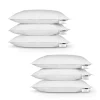 Lot de 6 oreillers en plumes de canard, 50 x 75 cm ->Homescapes Best