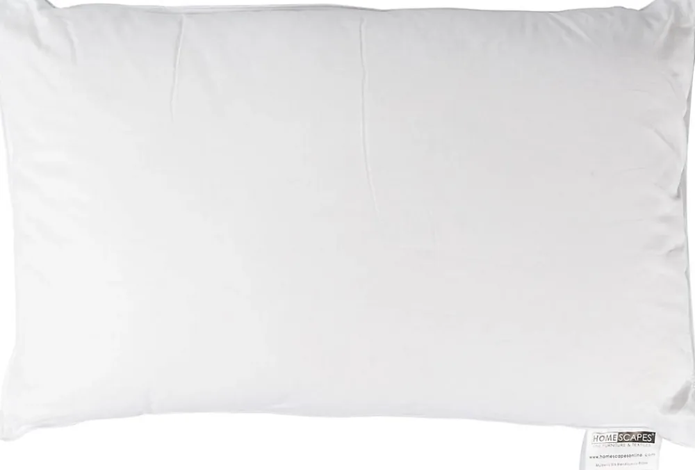 Homescapes Lot de 2 oreillers en soie de mûriers, 50 x 75 cm -* Oreiller Moelleux