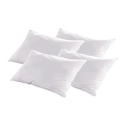 Bellecour Lot de 4 oreillers Luxotel 40x60 cm Fibres creuses polyester* Oreiller Moelleux