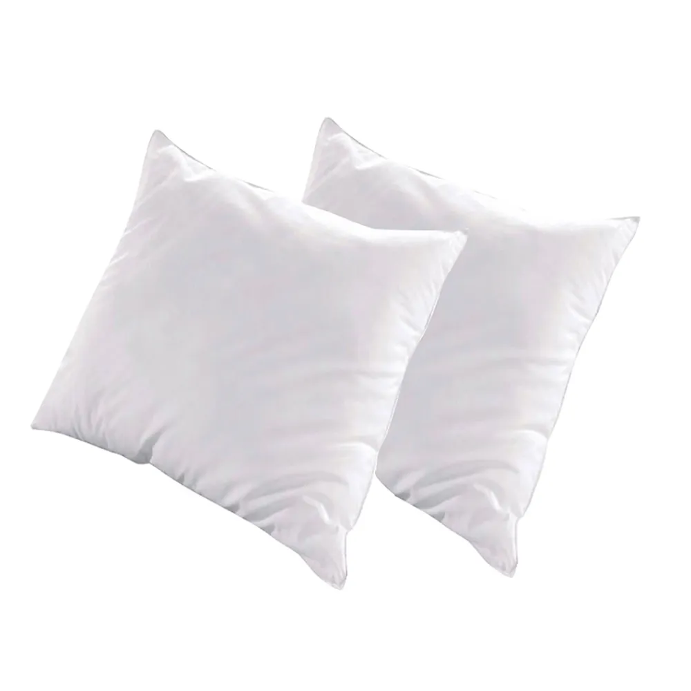 Bellecour Lot de 2 oreillers Luxotel 60x60 cm Fibres creuses polyester* Oreiller Moelleux