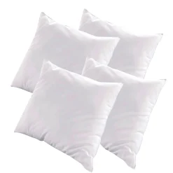 Lot de 4 oreillers Luxotel 60x60 cm Fibres creuses polyester>Bellecour Clearance