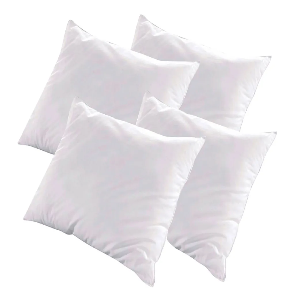 Lot de 4 oreillers Luxotel 60x60 cm Fibres creuses polyester>Bellecour Clearance