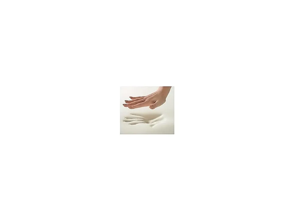 Vente-unique Lot de 2 oreillers mémoire de forme anti acariens 60 x 40 cm PURFORM - SIRONA* Oreiller Mémoire De Forme