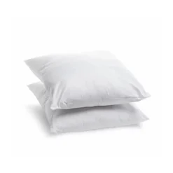 Bleu Calin Lot de 2 Oreillers Moelleux 60x60cm LAVABLE À 95 C* Oreiller Moelleux