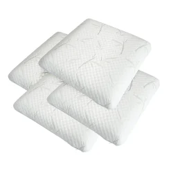 Lot de 4 oreillers Sérénité 60x60 cm Mémoire de forme>Olympe Literie New
