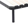 Lot de 6 pieds cylindriques pour cadre à lattes - Noirs - BOLGARE>Vente-unique Best